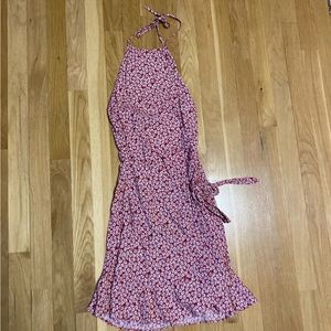 Abercrombie & Fitch Floral Wrap Dress XS Tall
